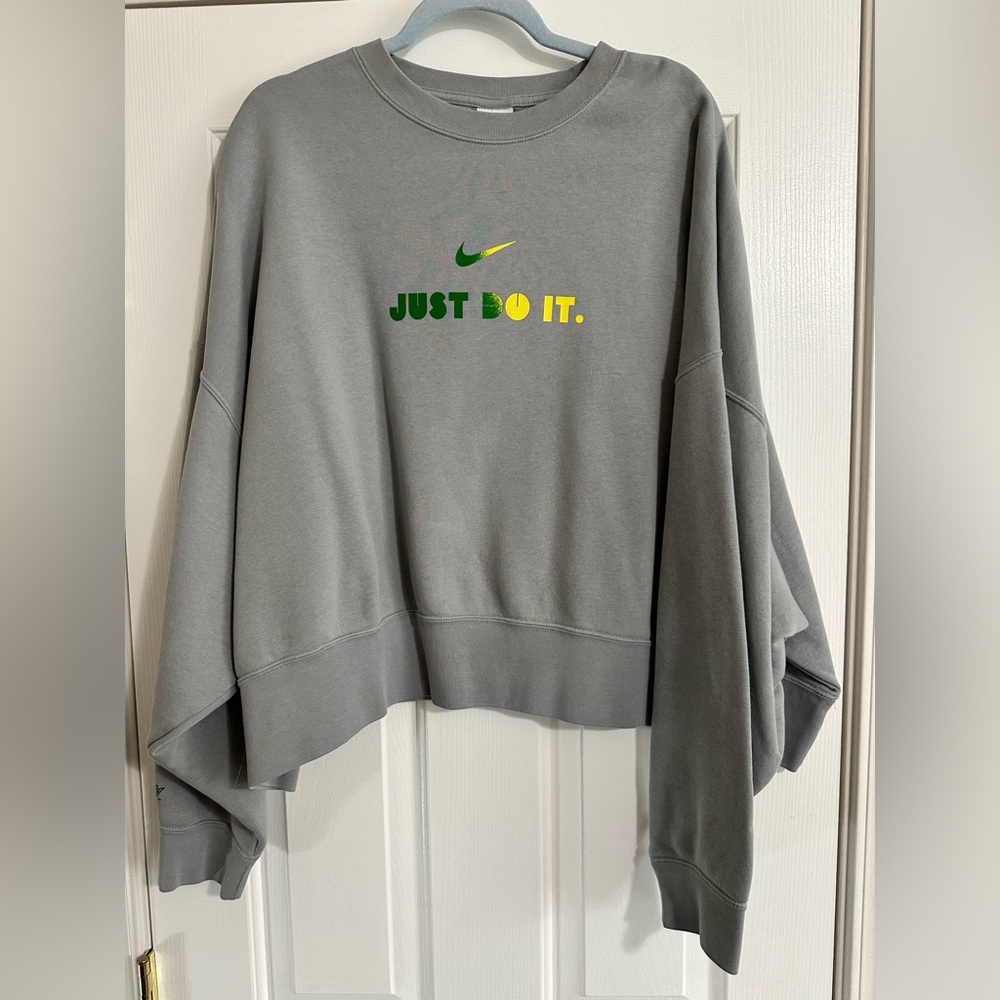 Nike Oregon Ducks Crewneck Crop